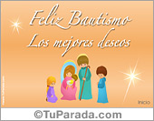 Postal de Feliz Bautismo