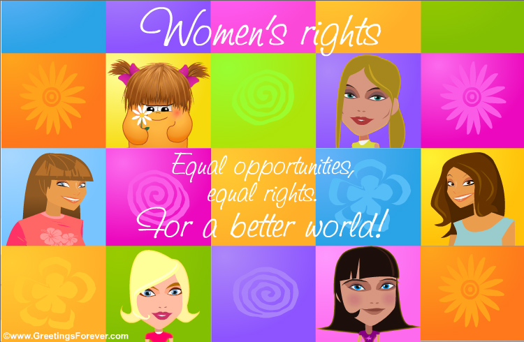 Ecard - Women's rights ecard