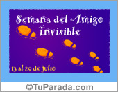 Semana del amigo invisible.