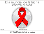 Tarjeta de lucha contra el sida