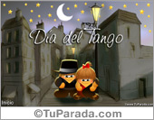 Tarjeta día del tango