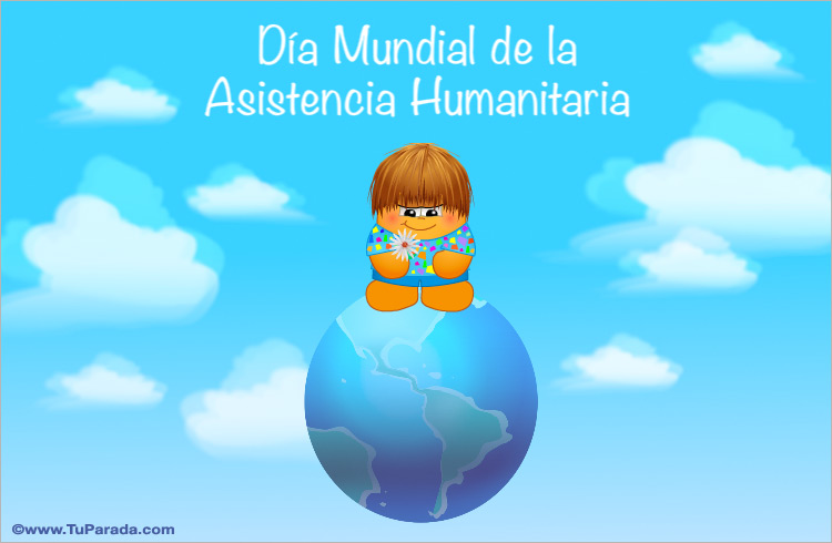 Tarjeta - Día Mundial de la Asistencia Humanitaria