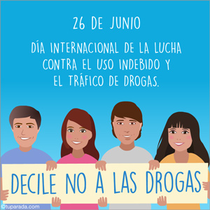 Día Internacional: Decile No a las drogas