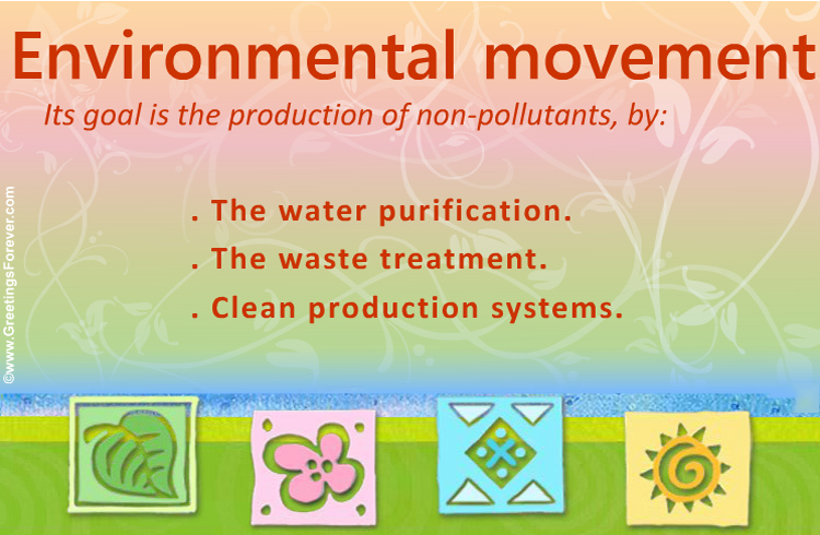 Environmental movement ecard