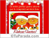 Felices Fiestas - Tarjeta Interactiva