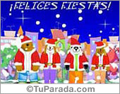 Felices fiestas de grupo