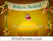 Felices Fiestas con mundo.