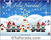 Feliz Navidad nevado con ositos