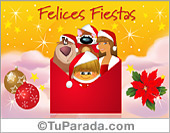 Tarjeta de felices fiestas