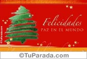 Felicidades con árbol navideño