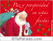 Tarjeta de Papá Noel