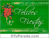 Los mejores deseos en estas fiestas