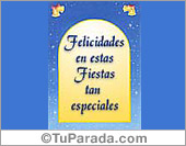 Felicidades.