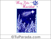 Tarjeta de feliz Navidad con pinos