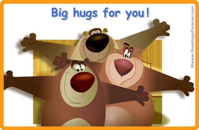 Ecard - Hugs e-card