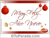 Un gran saludo por el Año Nuevo