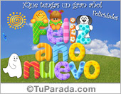 Tarjeta de año nuevo