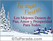 Felicidades, paz y amor