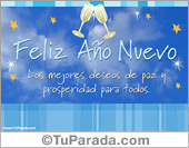 Tarjeta de año nuevo