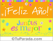 Feliz año nuevo juntos