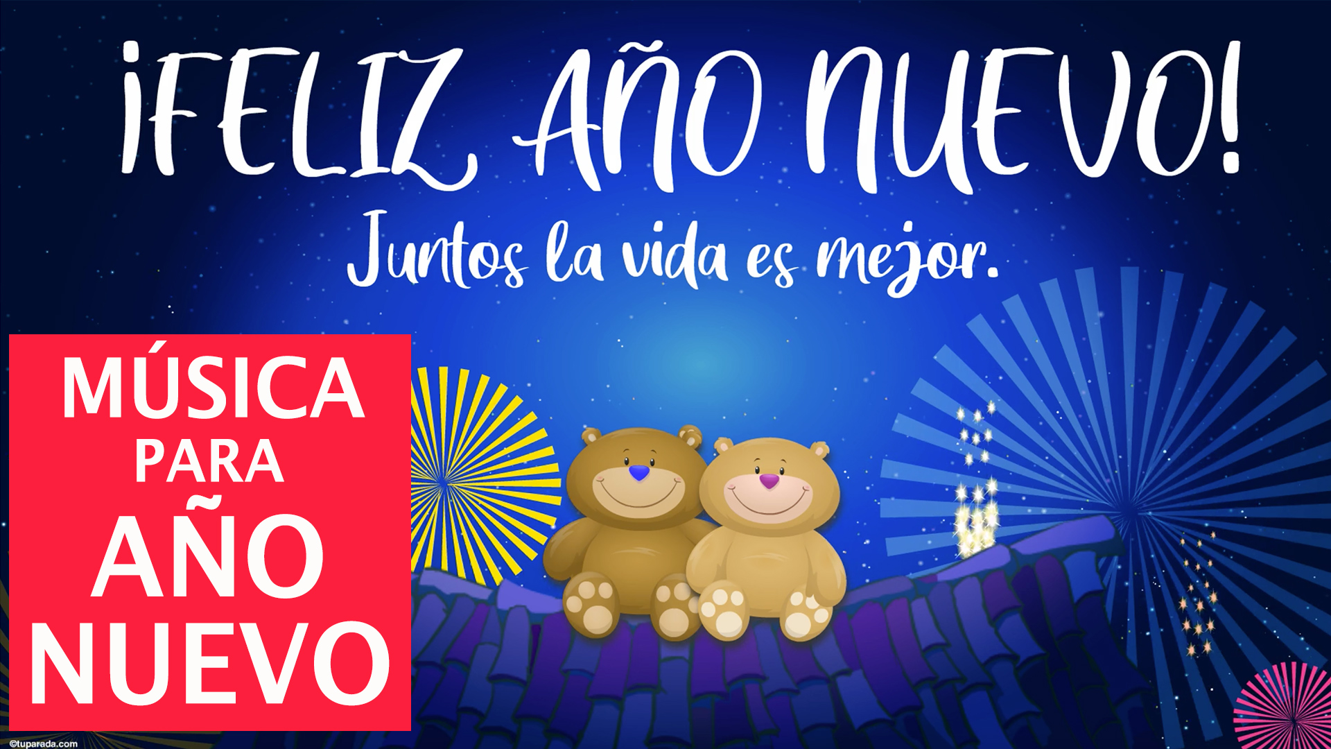 Tarjeta de Año Nuevo para Alguien especial