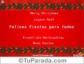 Felices Fiestas para todos.