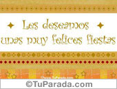 Les deseamos...