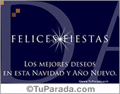 Felices fiestas elegante
