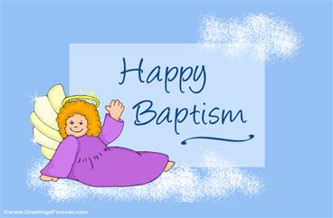 Happy Baptism ecard