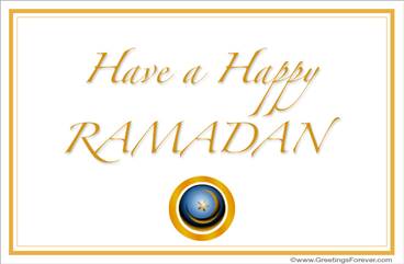 Have a happy Ramadan