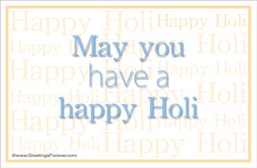 Have a Happy Holi