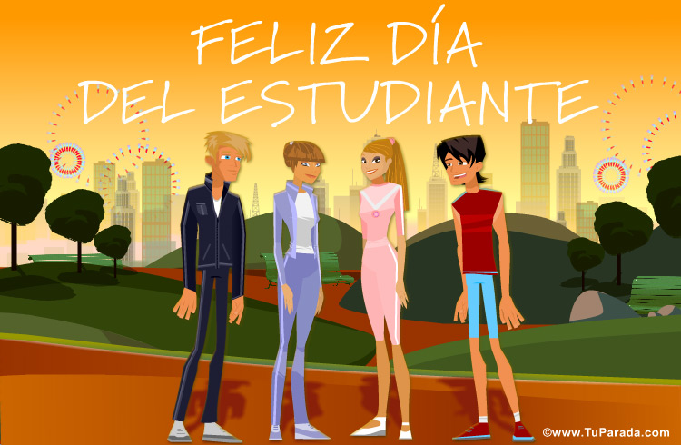 Tarjeta - Tarjeta feliz día del estudiante