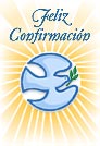 Feliz Confirmación con fondo blanco