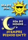 De día o de noche...