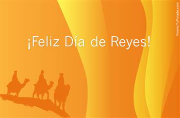 Tarjetas postales: Tarjeta para el Día de Reyes
