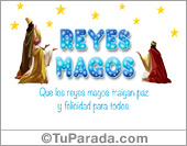 Tarjetas postales: Tarjeta de los Reyes Magos