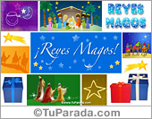 Tarjetas postales: Ecard para los Reyes Magos