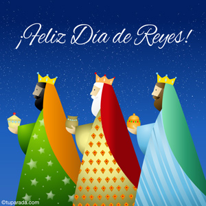 Tarjetas, postales: Día de Reyes