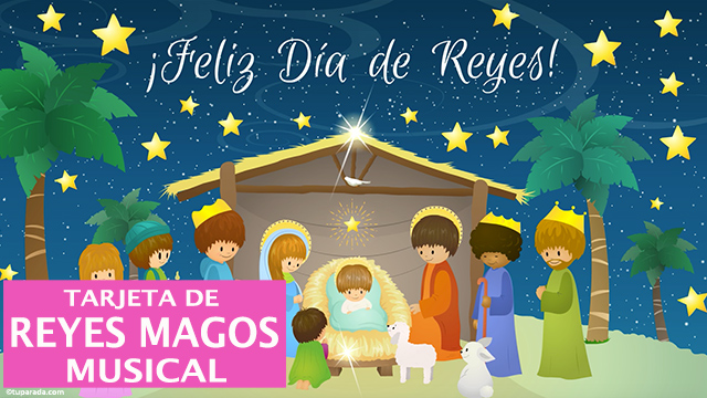 Tarjeta de Día de Reyes