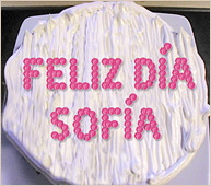 Torta de feliz día con nombre