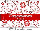 Congratulations egreeting