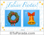 Postal de Navidad tradicional