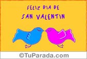 Pajaritos San Valentin.
