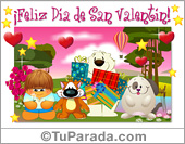 Feliz Día de San Valentín en grupo