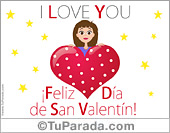 Tarjeta del día de San Valentín