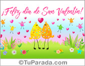 Feliz día de San Valentín con festejo