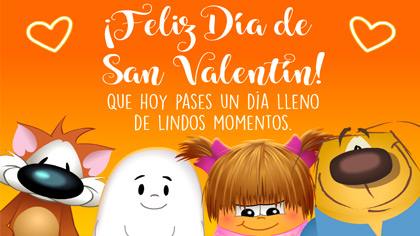 Feliz día de San Valentín con afecto