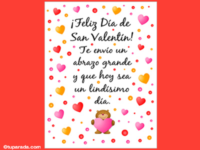 Tarjetas postales: Tarjeta de San Valentín especial