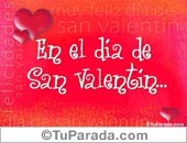 En el día de San Valentín...