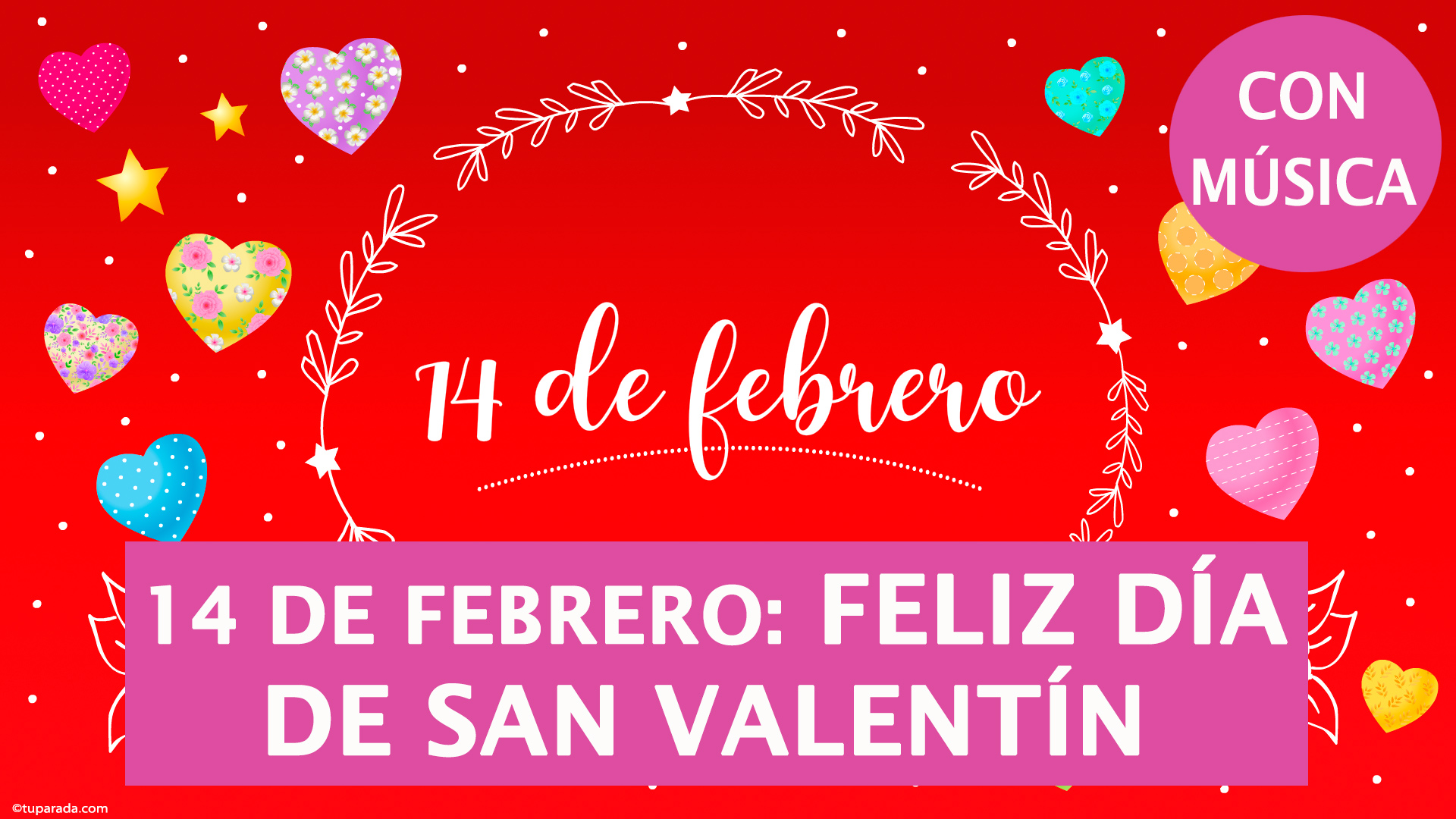 Tarjeta - Video Tarjeta de San Valentín